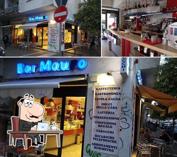 Gli interni di Bar Mauro