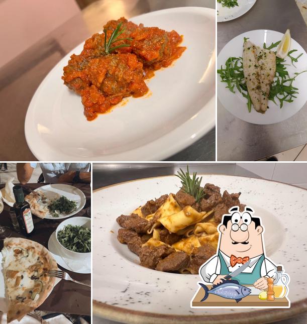 Salmone grigliato al Il Cavaliere Errante Siena