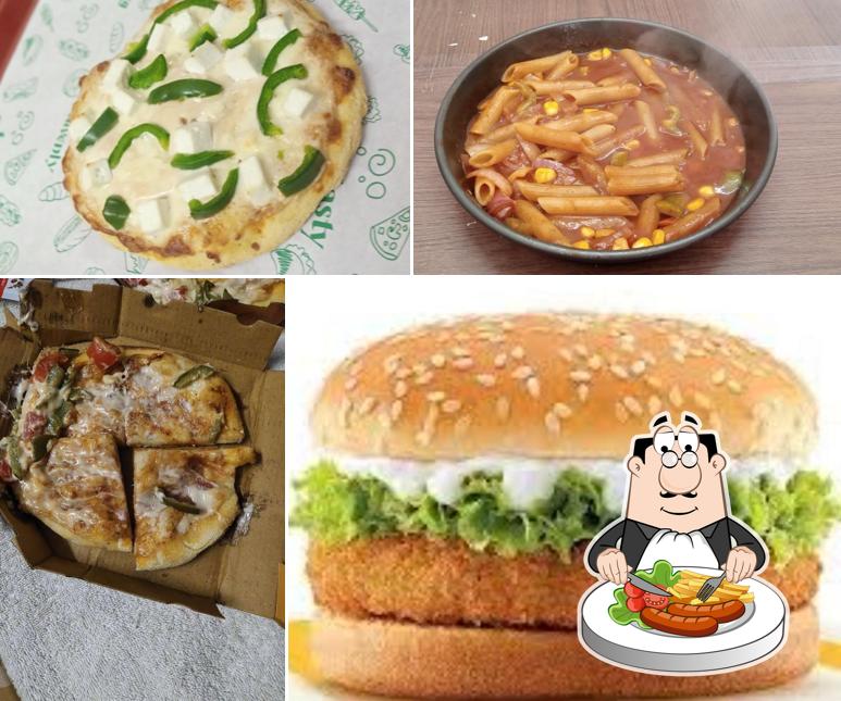 Food at BKJ Pizza Hub