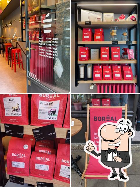Gli interni di Boréal Coffee Shop