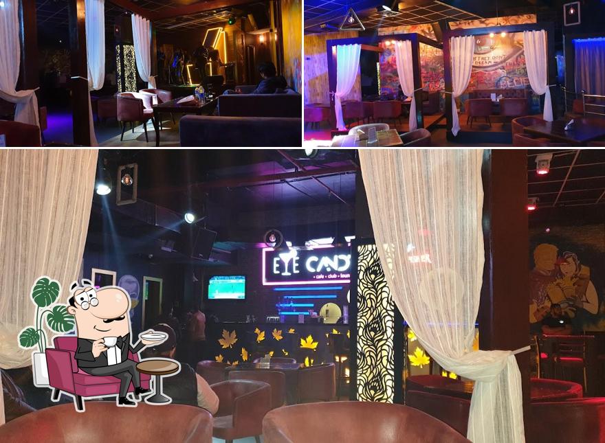The interior of Cynide Lounge and Bar