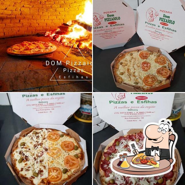 Consiga pizza no Pizzaria Dom Pizzaiolo