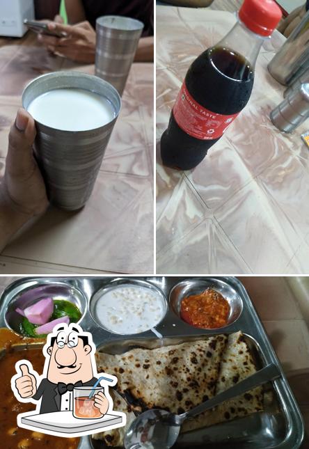 Among different things one can find drink and food at HR 05 Food Plaza