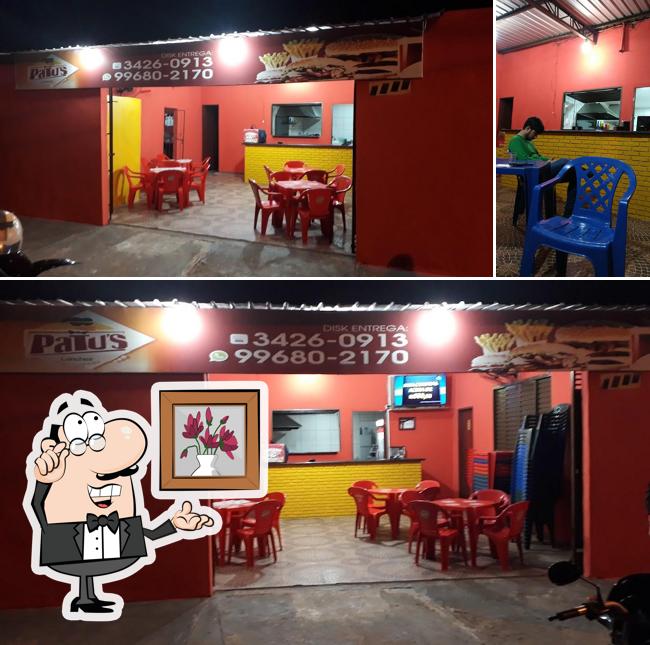 O interior do Patu S Lanche