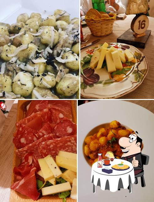 Piatto di formaggi al Ristorante Il Buttero