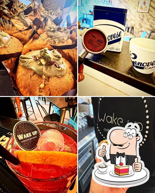 Wake up "coffee food and drinks"