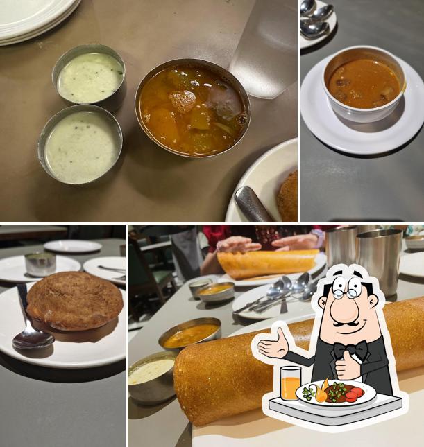 Food at Woodlands Restaurant