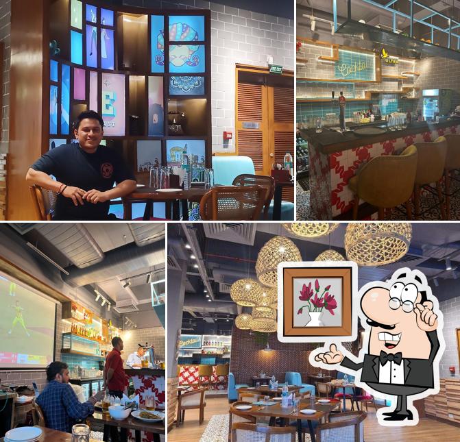 Check out how east delhi diner looks inside