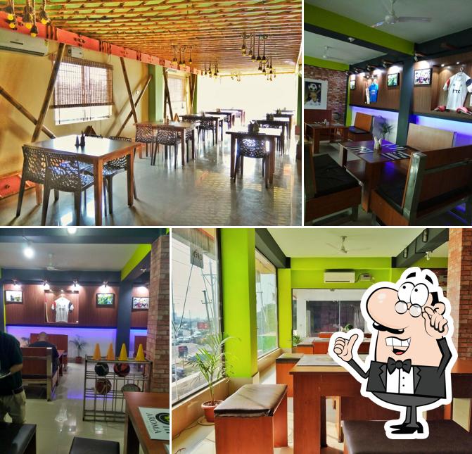 The interior of Aroma Restaurant
