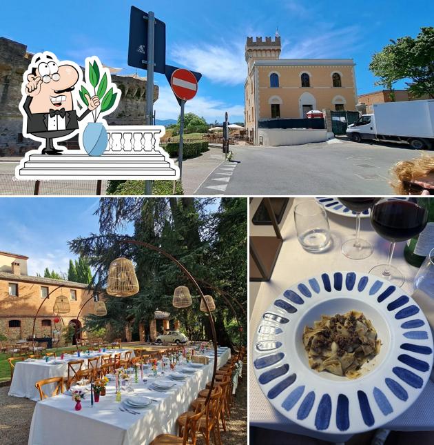 La foto della esterno e bevanda di Il Castelletto
