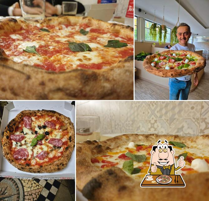 A Pizzeria L' Oro Di Napoli da Pierino Cardonia, puoi prenderti una bella pizza