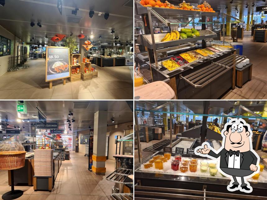 Gli interni di Manora Restaurant Fribourg
