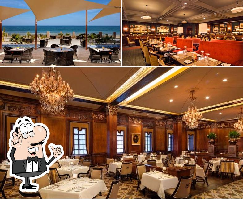 The interior of Radha Restaurant