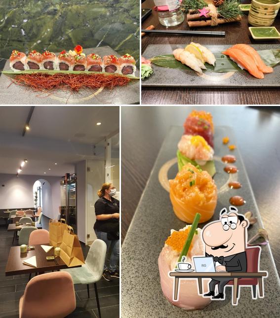 Gli interni di Arcata Sushi Experience