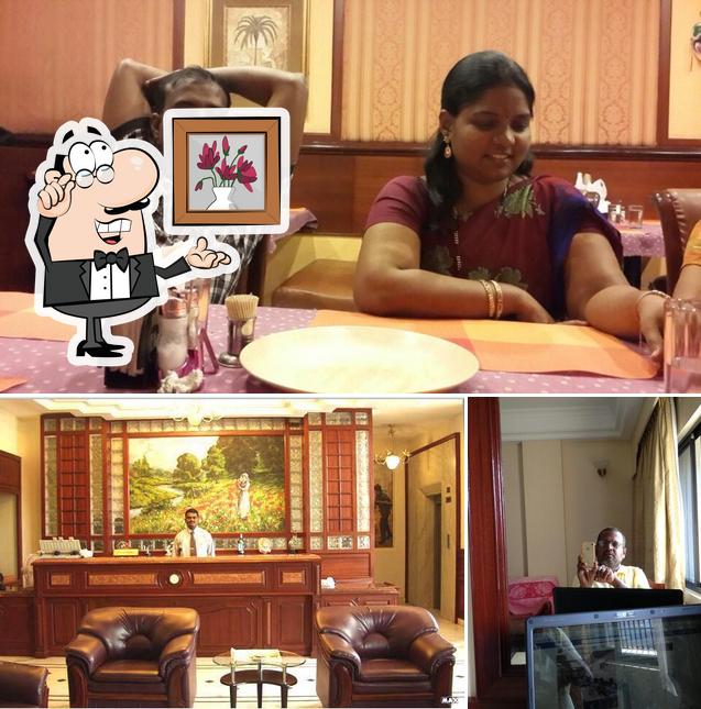 The interior of Hotel Anand