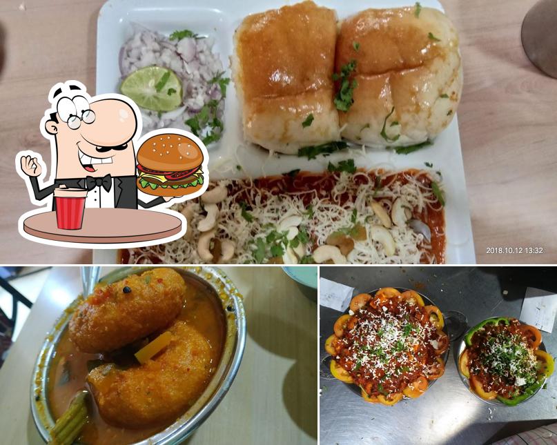 Get a burger at Hotel Sainidhi