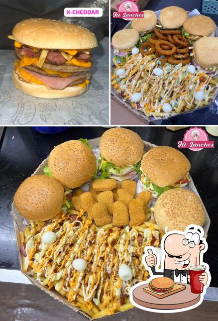 Consiga um hambúrguer no Ju Lanches