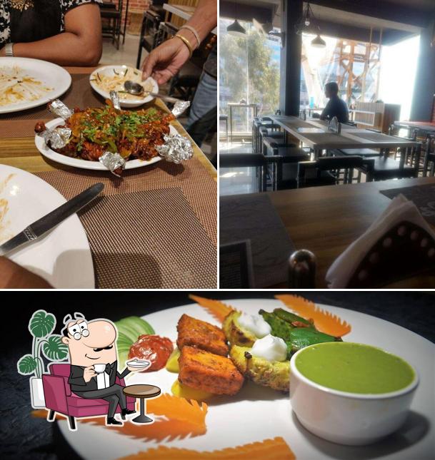 The image of interior and food at Just Yum