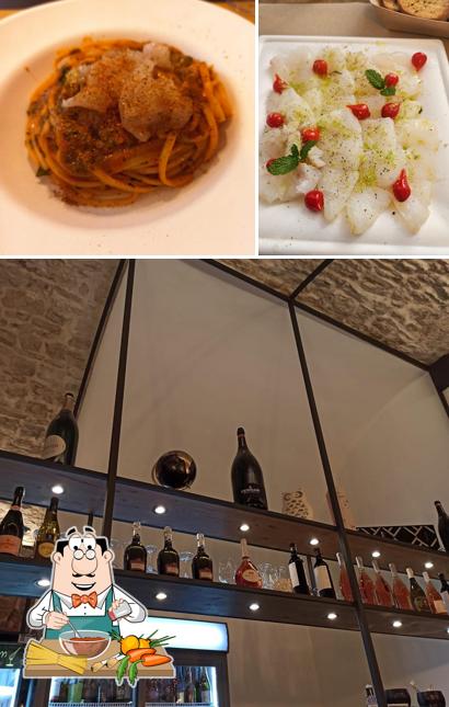 Spaghetti alla bolognese al Pesce Fritto e Baccalà