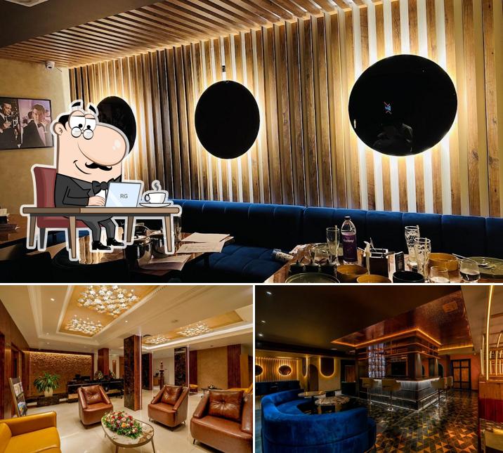 The interior of Sip lounge