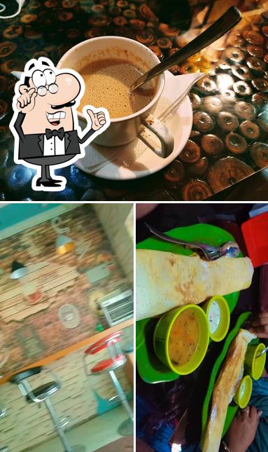 The interior of Zabbar Cafe