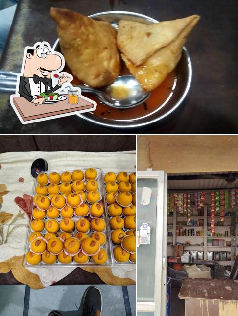 This is the picture displaying food and interior at Sweet Corner