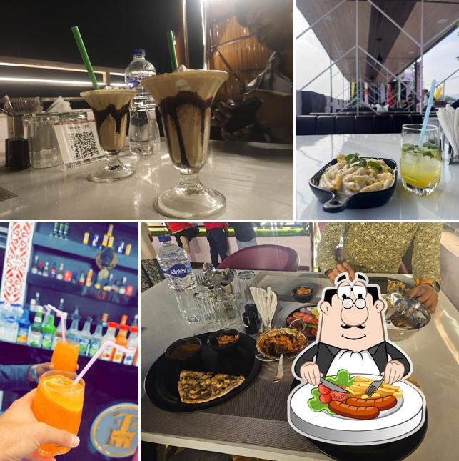 Food at The Moon Restaurant