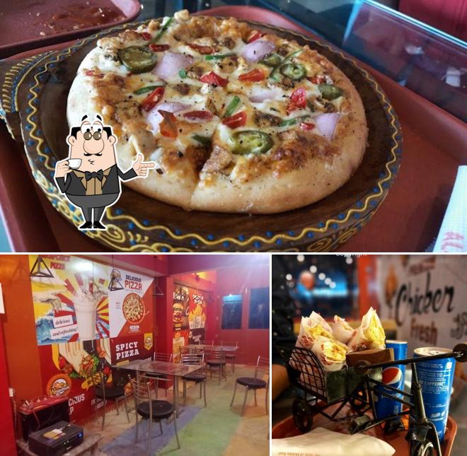 Enjoy a drink at Wrapchick Pizza