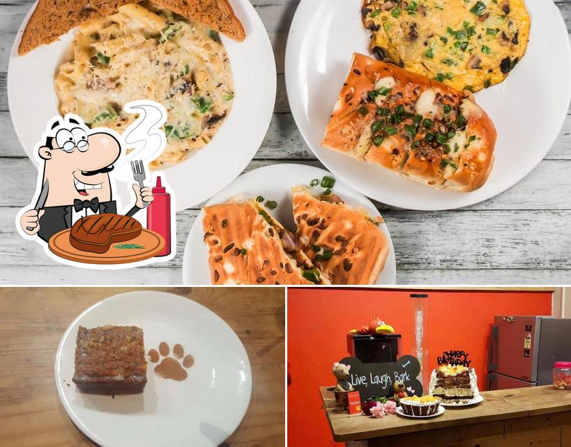 Order meat meals at cafe Joshua