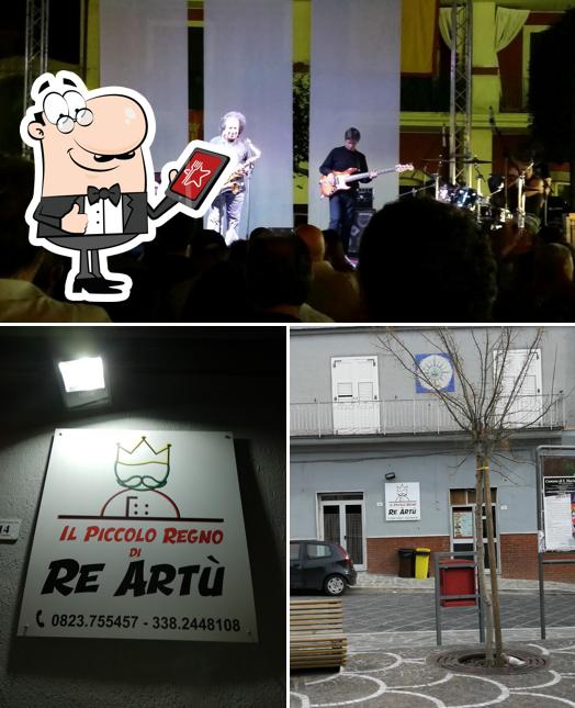 Gli esterni di Rosticceria Pizzeria Re Artù