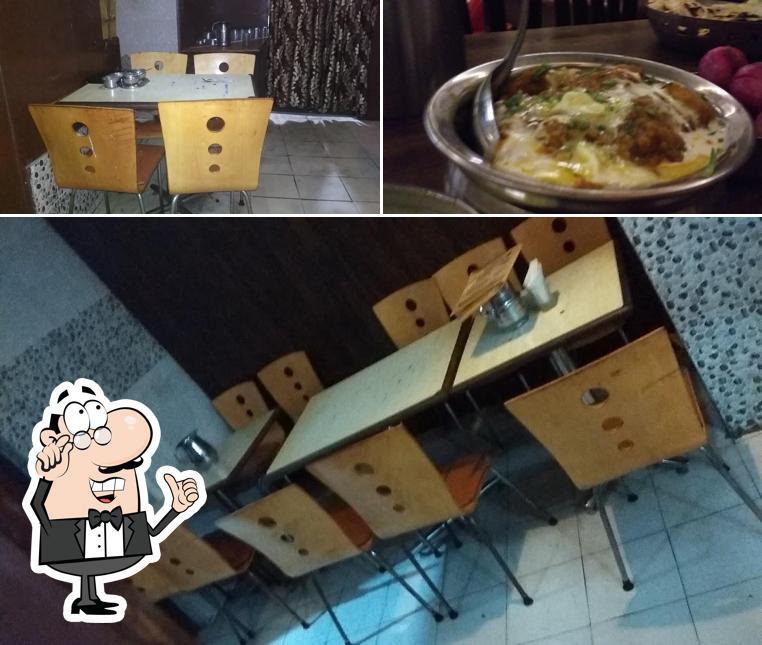 Among various things one can find interior and food at Punjabi Tadka