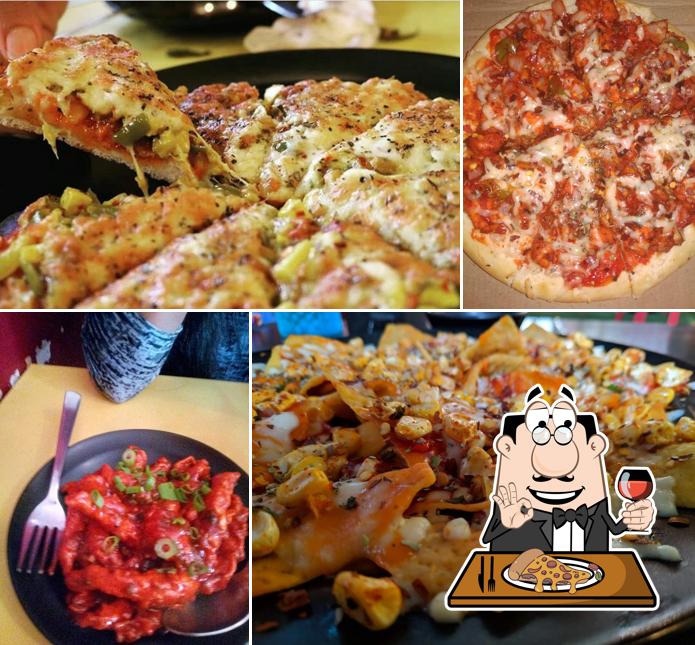 Try out pizza at Dreamcatchers Cafe' Satara