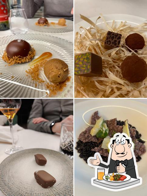 Mousse al cioccolato al Elementi Ristorante Mezzocorona