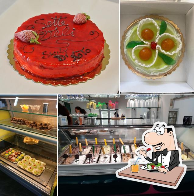 Platti al Gelateria Di Noto
