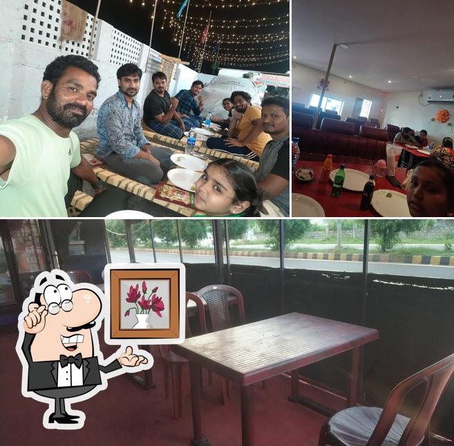 The interior of Mokshith Family Dhaba