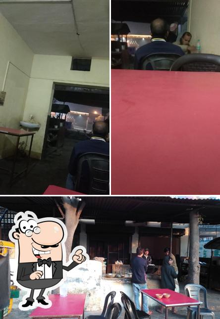 The interior of Suraj Dhaba