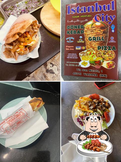 Panino con maiale stirato al viadana istanbul City kebap pizza grıl