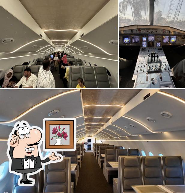 The interior of Tiger Aero Restaurant