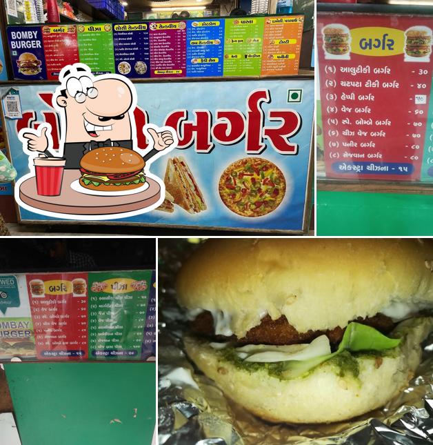 Treat yourself to a burger at Bombay Burger