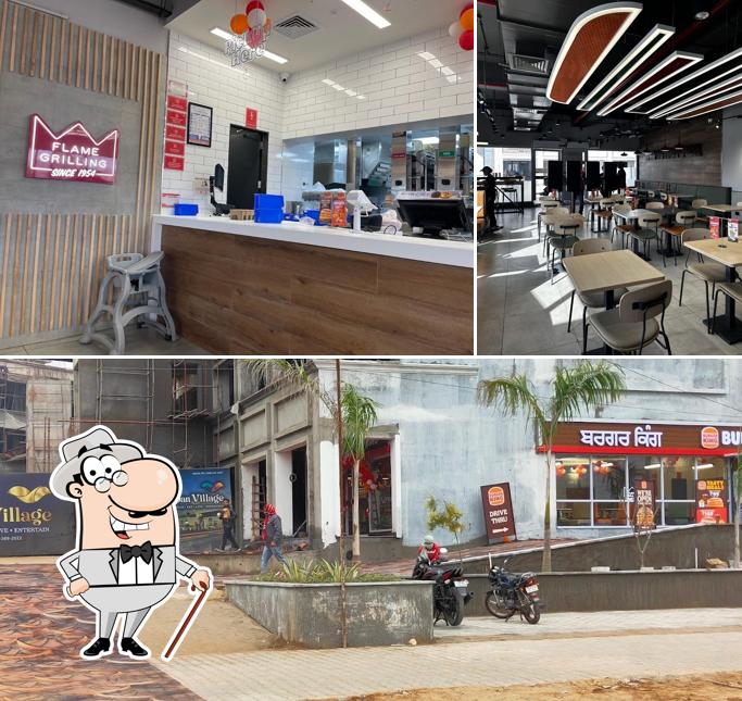 The exterior of Burger King