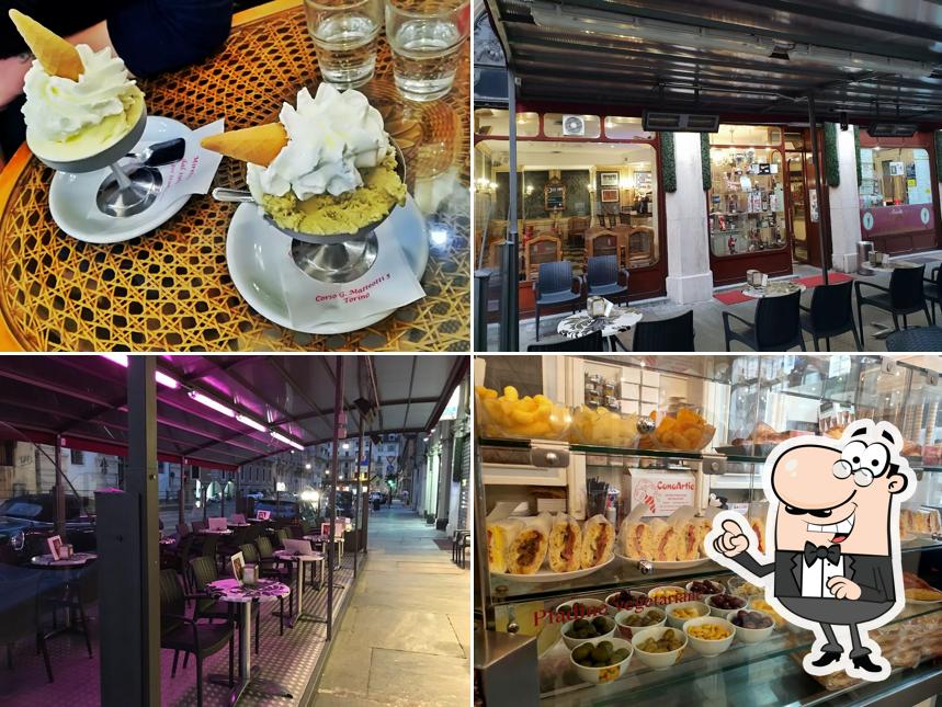 Siediti a un tavolo di Gelateria Miretti il gelato per tradizione
