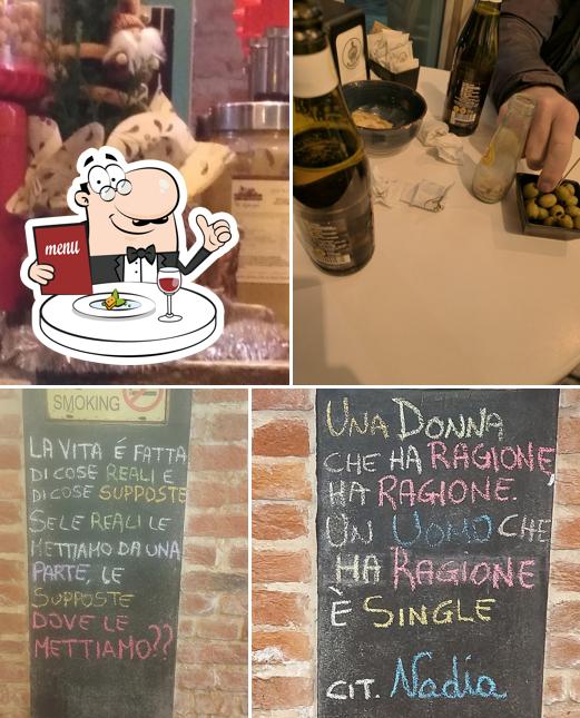 Guarda la foto che raffigura la cibo e lavagna di Caffetteria Pilone