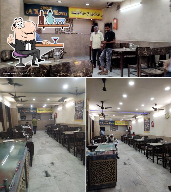 The interior of A. Kalam Hotel