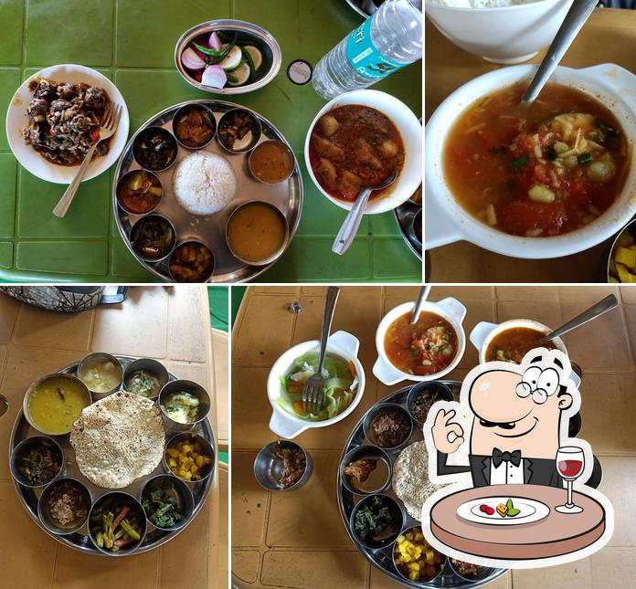 Food at NAGACHANG Family Dhaba