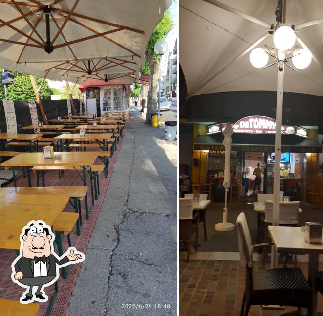 Gli interni di Piadineria da Tommy