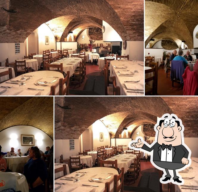 Gli interni di Il Molino Ristorante in Spello