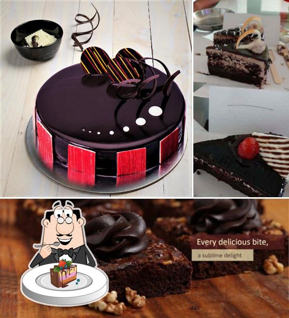 Chocolate cake at Ribbons & Balloons