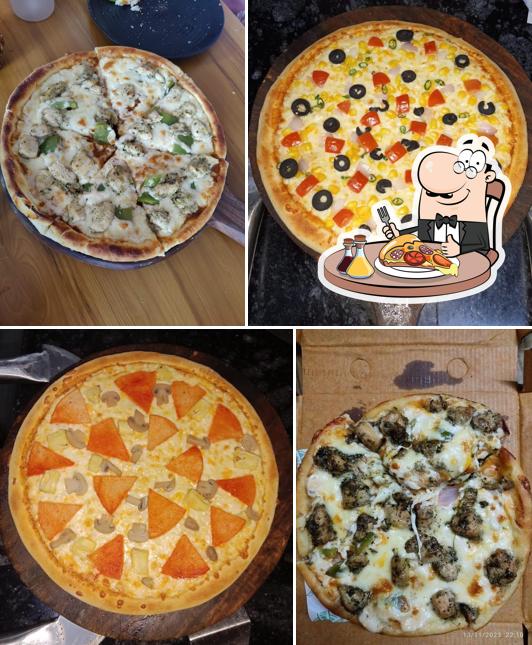 Order various types of pizza