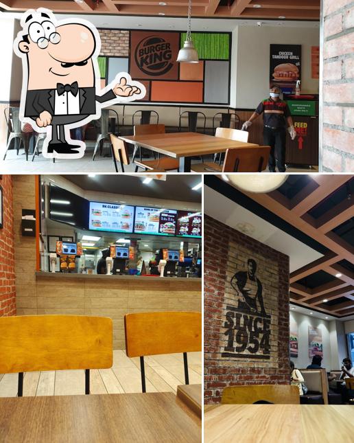 The interior of Burger King