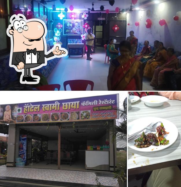 The interior of Hotel Swami Chaya ( veg dhaba )